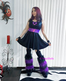 X Heart Dress - Purple