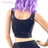 Black Purple X Heart Top