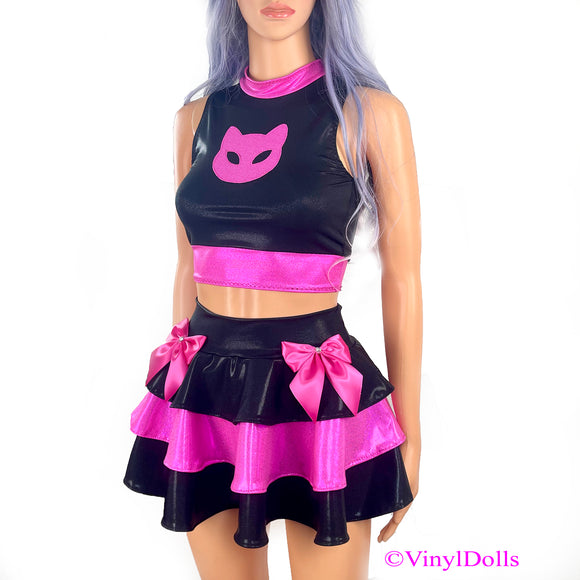 Black Pink Kitty Set