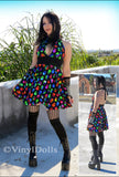 Multi Color Alien Print Dress