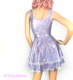 Lilac Sparkling Skater Dress