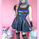 Midnight Rainbow Iridescent Dress